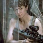 Katherine Waterston plays a member on a crew on a colony ship bound for a remote planet that discovers an uncharted paradise with a threat (above) beyond their imagination, and must attempt a harrowing escape in &ldquo;Alien: Covenant.&rdquo; (Mark Rogers/Twentieth Century Fox via AP)