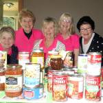 The Everett Golf and Country Club Women&rsquo;s Division collected food for the Everett Food Bank as part of its spring opener on April 25. Pictured are members of the event committee, from left, Susan McDonald, Liz Healy, Darlene Brawford, Pam Gleave and Susan Kasperson. (Contributed photo)