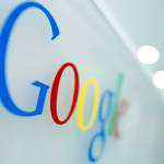 The Google logo is seen at the Google headquarters in Brussels. (AP Photo/Virginia Mayo, File)