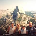 L-R: Caitlin Dowd, Analeise Dowd, Susan Hall-Dowd and Richard Dowd on a family hike at Yosemite. (Analeise Dowd)
