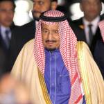 In this March 12 photo, Saudi King Salman arrives at Haneda International Airport in Tokyo. (AP Photo/Shizuo Kambayashi, file)