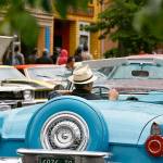 The driver of a vintage Ford Thunderbird takes part in Cruzin&rsquo; to Colby in 2013. The event returns this year May 28-29. (Herald file photo)
