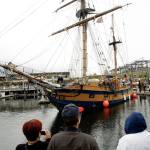 The Hawaiian Chieftain sets sail on a tour during the Edmonds Waterfront Festival in 2010. This year&rsquo;s festival is scheduled for June 2-4. (Herald file photo)