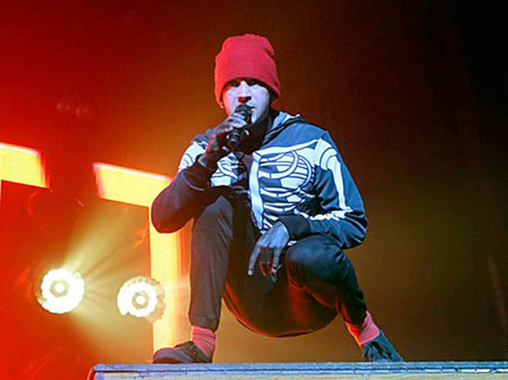 Tyler Joseph and Twenty One pilots is one of the headliners at the Sasquatch! Festival. (invision)