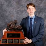 The Silvertips&rsquo; Carter Hart is the Western Hockey League&rsquo;s 2017 Goaltender of the Year. (WHL photo)