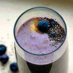 Make this blueberry smoothie year-round with either fresh or frozen berries. (Photo by Reshma Seetharam)