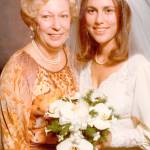 The 1977 bride and her well-meaning mother. (Photo /SaraLee Perel)