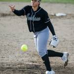 Jackson pitcher Iyanla Pennington delivers a pitch during a game against Monroe at Jackson High School on Friday, March 31, 2017. (Ian Terry / The Herald)