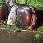 A man was injured Saturday in a crash along Old Owen Road near Monroe. (Snohomish County Fire District 7)