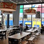 The dining room seats 600 at the new Ikea store in Renton. Swedish pancakes are $2 and $1buys a hot latte.                                (Kevin Clark / The Herald)