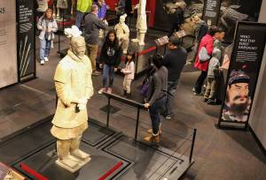 The Terracotta Warriors of the First Emperor are on exhibit at the Pacific Science Center through May 21. (Kevin Clark / The Herald)                                The Terracotta Warriors of the First Emperor are on exhibit at the Pacific Science Center through May 21. (Kevin Clark / The Herald)