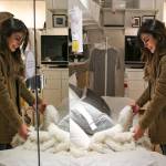 Melissa Vazquez looks the wares on display at the new Ikea store in Renton. (Kevin Clark / The Herald)