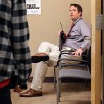 Michael Piper (right) assistant principal at Lynnwood High School, will become the principal for the next school year. Dave Golden, who is reaching retirement, is demoting himself to assistant. (Kevin Clark / The Herald)