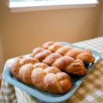 Fresh cardamom bread is seen at Joyce Sieben&rsquo;s home in Bothell. (Ian Terry / The Herald)