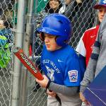 Jacob patiently awaits his turn at bat during a recent Stilly Valley Little League Challenger Division game in Arlington. (Melanie Irish photo)