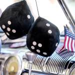 Fuzzy dice and chrome dot the newly restored Cruzin Colby Sunday afternoon in downtown Everett on May 28, 2017. (Kevin Clark / The Herald)