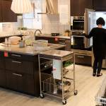 Fully decorated rooms dot the new Ikea store in Renton. (Kevin Clark / The Herald)