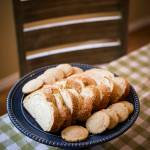 Sliced cardamom bread and lemon-rosemary cookies. (Ian Terry / The Herald)