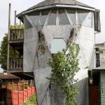 The odd-shaped gray house has been a Lake Stevens eyesore and icon since 1983. Names it has been called include shipwrecked lighthouse, Darth Vader house, Flintstone house, Dr. Seuss house, Rapunzel&rsquo;s Tower, prison guard tower, Volkswagen bus house, hobbit house, the crooked man&rsquo;s house, teapot house, pirate ship and a house Gru would live in. It was recently sold and is going to be demolished. (Kevin Clark / The Herald)