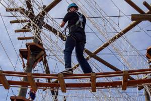 New climbing structure, zip lines open in south Everett