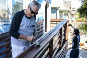 Volunteers dove into a variety of projects on Day of Hope
