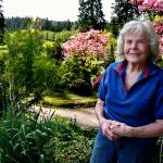 Marge Curtis and her husband owned Carousel Ranch, a horse-boarding facility, on property along Highway 9 near Brightwater. The property was sold to Snohomish County to be a 65-acre park. But Marge Curtis, now a widow, will continue to live there as part of a life estate agreement. (Dan Bates / The Herald)