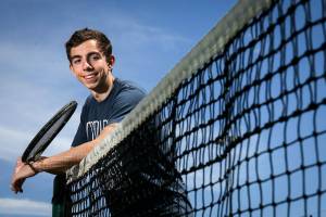 Snohomish senior aims for big finish at state tennis tourney