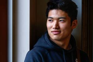 Kamiak High School wrestling team captain and this week&rsquo;s Herald Super Kid, Warren Han is known for his outstanding character, says his counselor. (Dan Bates / The Herald)