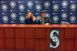 Monroe dairy farmers honored at Mariners game