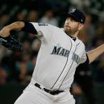 Mariners starting pitcher James Paxton throws in the fourth inning of a May 31 game in Seattle. (AP Photo/Ted S. Warren)