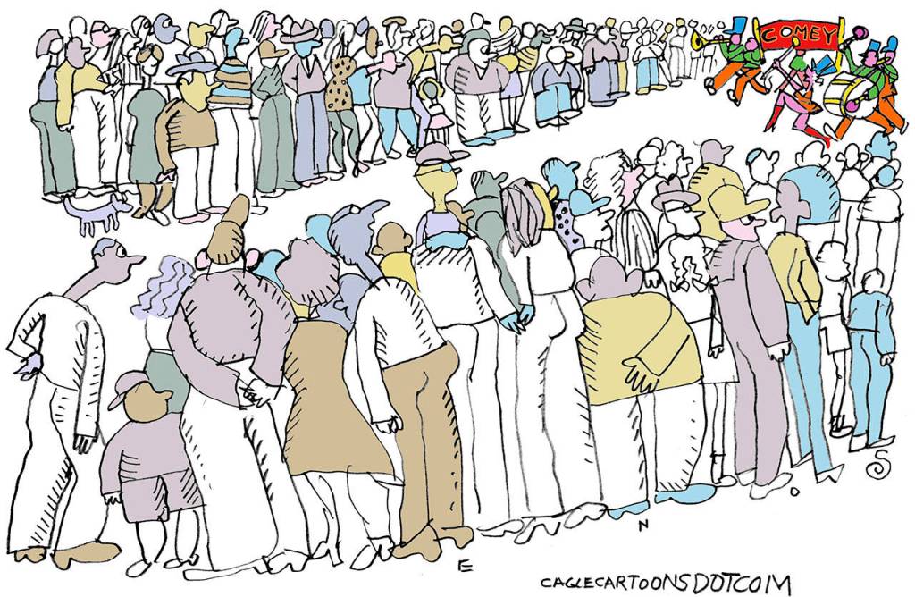 Editorial cartoons for Thursday, June 8