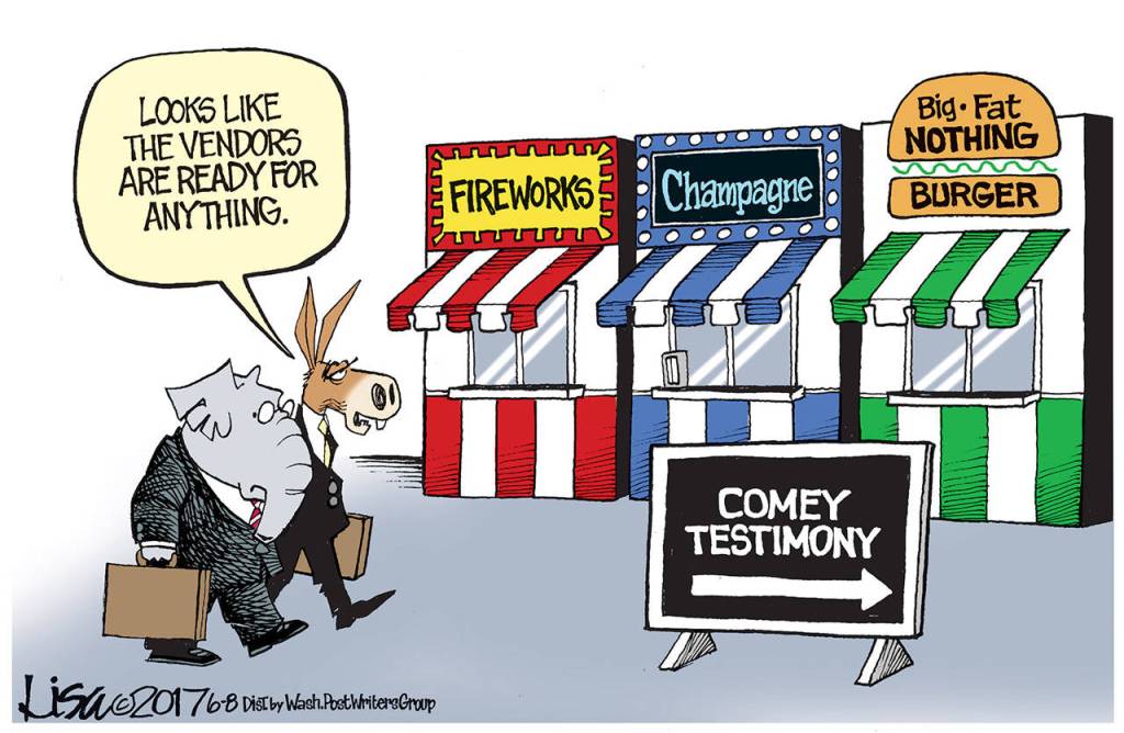 Editorial cartoons for Friday, June 9