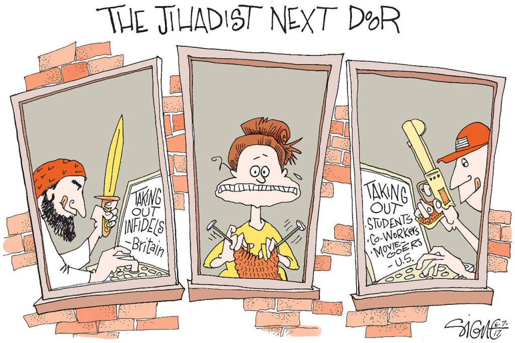 Editorial cartoons for Friday, June 9