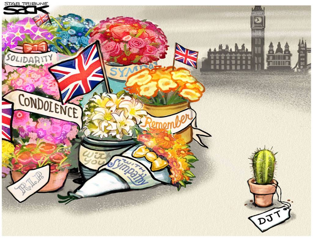 Editorial cartoons for Friday, June 9