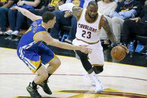 LeBron: Can’t fault Warriors for building powerhouse team
