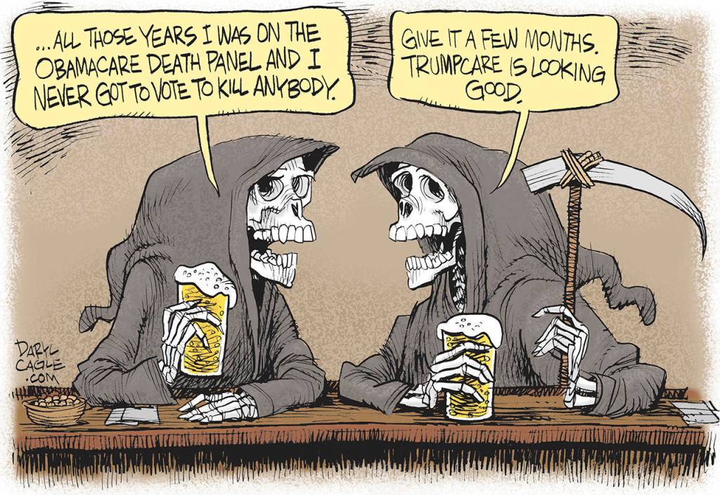 Editorial cartoons for Tueday, June 27