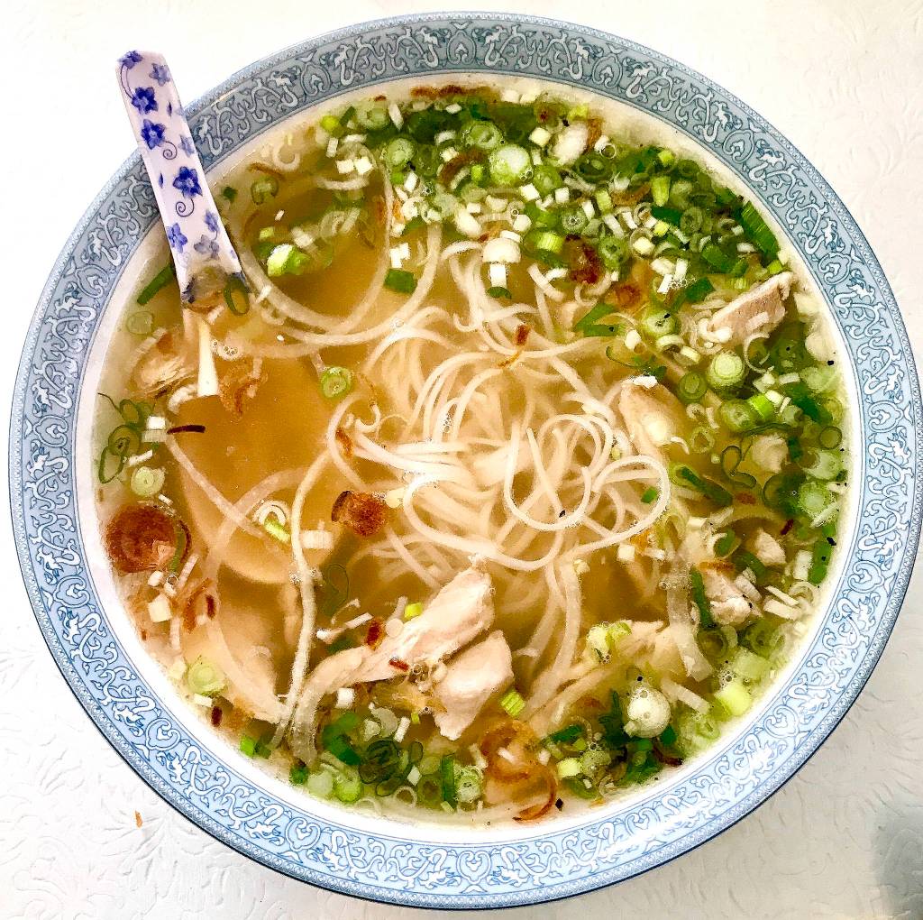 The pho is packed with meat, noodles and flavor at Pho Han Vietnamese Restaurant in Lynnwood. (Andrea Brown / The Herald)