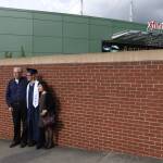 Glacier Peak High School&rsquo;s Abraham Hall has his picture taken with his parents before the start of his graduation ceremony at Xfinity Arena on Monday in Everett. (Andy Bronson / The Herald)