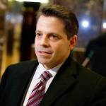 Anthony Scaramucci, then a senior adviser to President-elect Donald Trump, talks to reporters in the lobby of Trump Tower in New York early this year. CNN has retracted a story posted Thursday on its website that said Senate investigators were looking into a meeting between Scaramucci and Kirill Dmitriev, whose Russian Direct Investment Fund guides investments by U.S. entities in Russia. (AP Photo/Evan Vucci, File)
