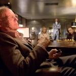 Hollywood villains are often shown as physically disfigured. William Hurt&rsquo;s duplicitous character in &ldquo;Goliath&rdquo; has a face lined with scars. (Collen E. Hayes, Amazon Prime Video)