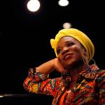 India.Arie poses during an interview Thursday, after performing at an Essence Festival gala in New Orleans. (Gerald Herbert / Associated Press)