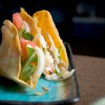 This is the author&rsquo;s golden quesadilla. You can see the crunchy grilled-on cheese on the inside of the tortilla. (Jan Roberts-Dominguez / for The Herald)