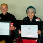 The Retired and Senior Volunteer Program of Snohomish County on May 18 recognized five RSVP volunteers with the President&rsquo;s &ldquo;Call to Service&rdquo; Lifetime Service Award. Pictured from left are Barbara Ann Bell, Orin Fjeran, Share Joy and Elaine Solvang. Not pictured is Cynthia Empey. (Contributed photo)