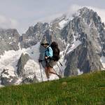 Spokane rheumatologist Meredith Heick practices what she preaches about lowering impact to leg joints by packing trekking poles to Europe for her 110-mile hiking vacation around Mont Blanc. (Rich Landers / The Spokesman-Review)