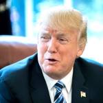 President Donald Trump speaks during an interview with The Associated Press in the Oval Office in Washington on April 21. (AP Photo/Andrew Harnik, File)