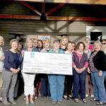 Soroptimist International of Everett on June 14 presented Peoria Home with a $50,000 check towards its capital facility drive. (Contributed photo)