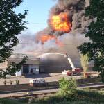 On June 4, 2016, a fire destroyed a riverfront warehouse in Everett. The $10 million in damage prompted a lawsuit. (Vanessa McVay / The Herald)