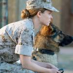 Kate Mara plays a young Marine corporal whose unique discipline and bond with her military combat dog saved many lives during their deployment in Iraq in &ldquo;Megan Leavey.&rdquo; (Bleecker Street Media)