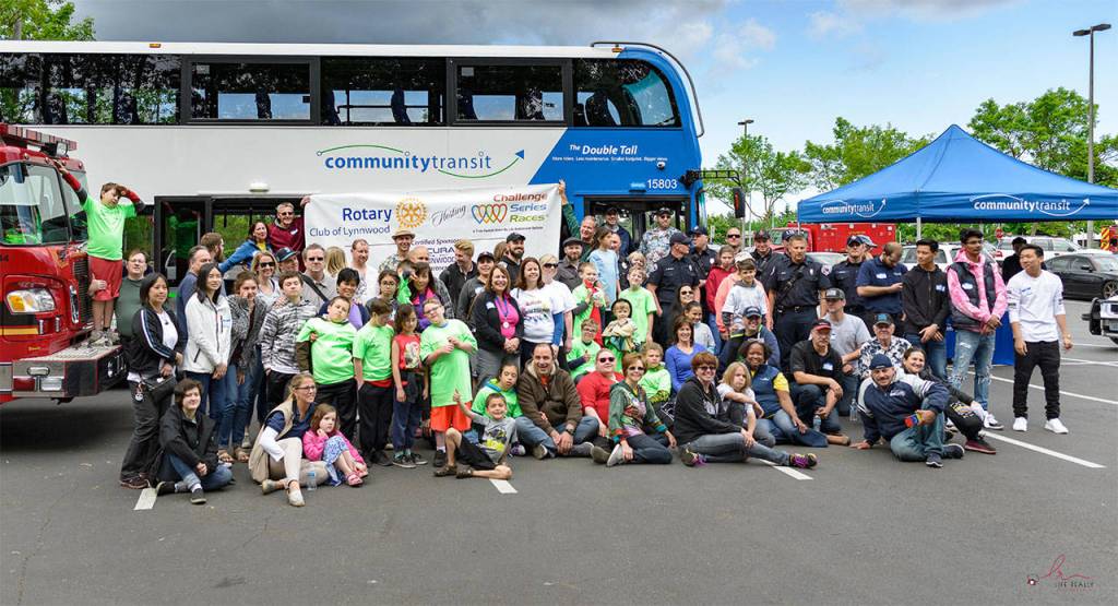 The Rotary Club of Lynnwood held its Challenge Soap Box Derby races on June 4. Partners included Lynnwood, Community Transit, Life Enrichment Options, Lynnwood Fire and Lynnwood Police. (Photo by Anna Marie Jensen)