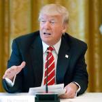 President Donald Trump speaks during the &ldquo;American Leadership in Emerging Technology&rdquo; event in the East Room of the White House on Thursday, June 22. (AP Photo/Evan Vucci)